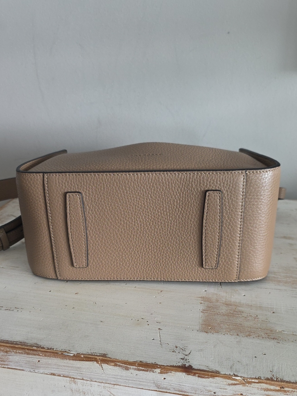 The Horse Clementine Bag In Pebbled Taupe - Picture 7 of 12